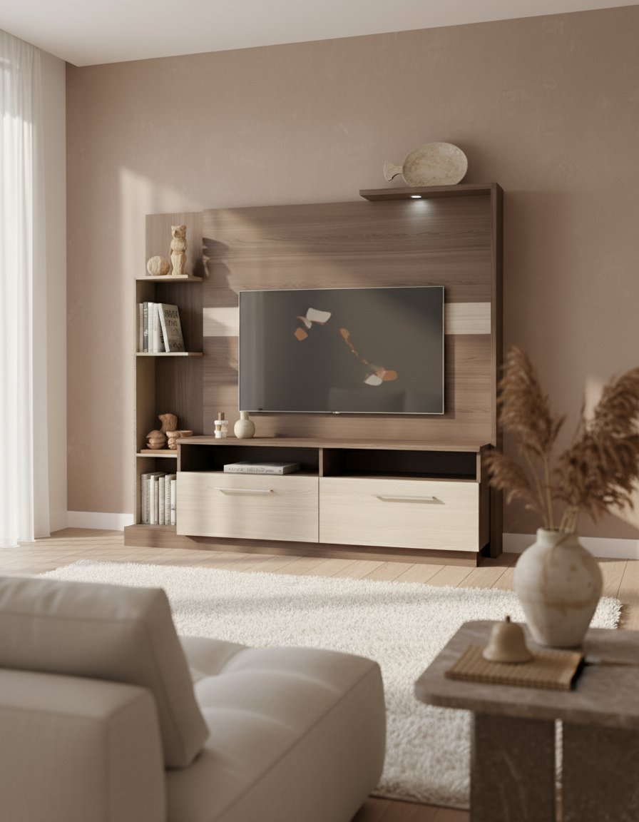 Clean-Line Modern TV Console