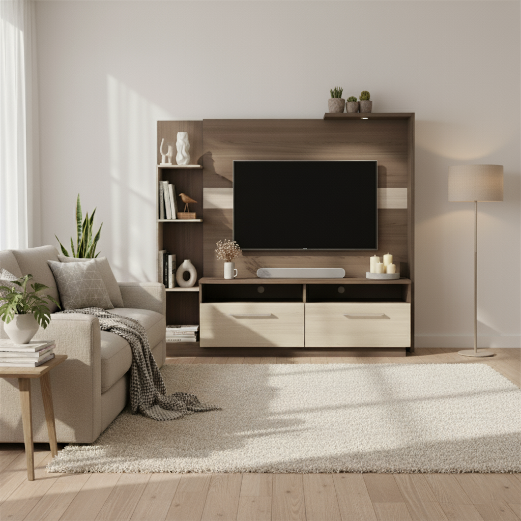 Clean-Line Modern TV Console