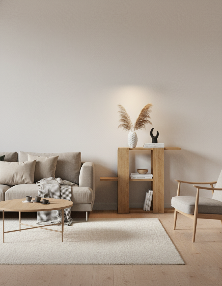 Contemporary Open Shelf