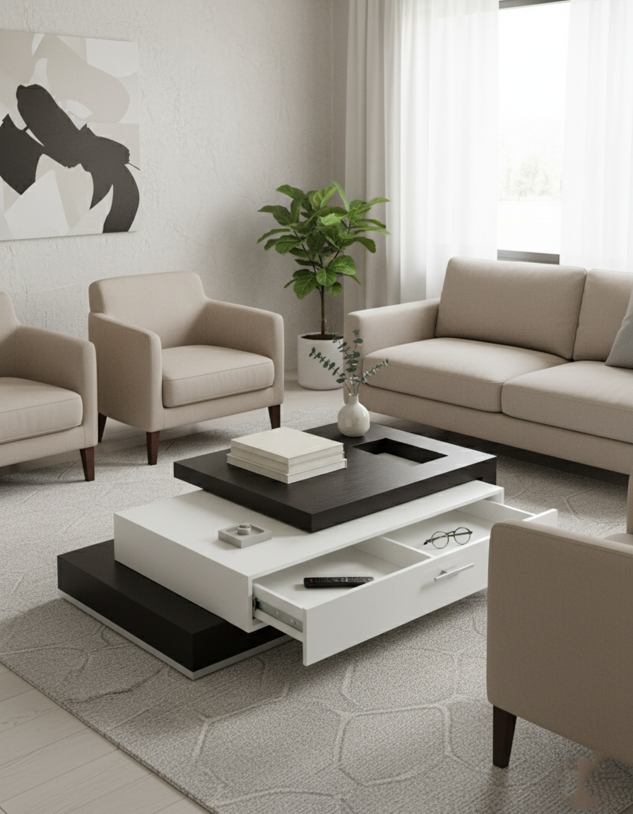 Elegant Walnut living Table