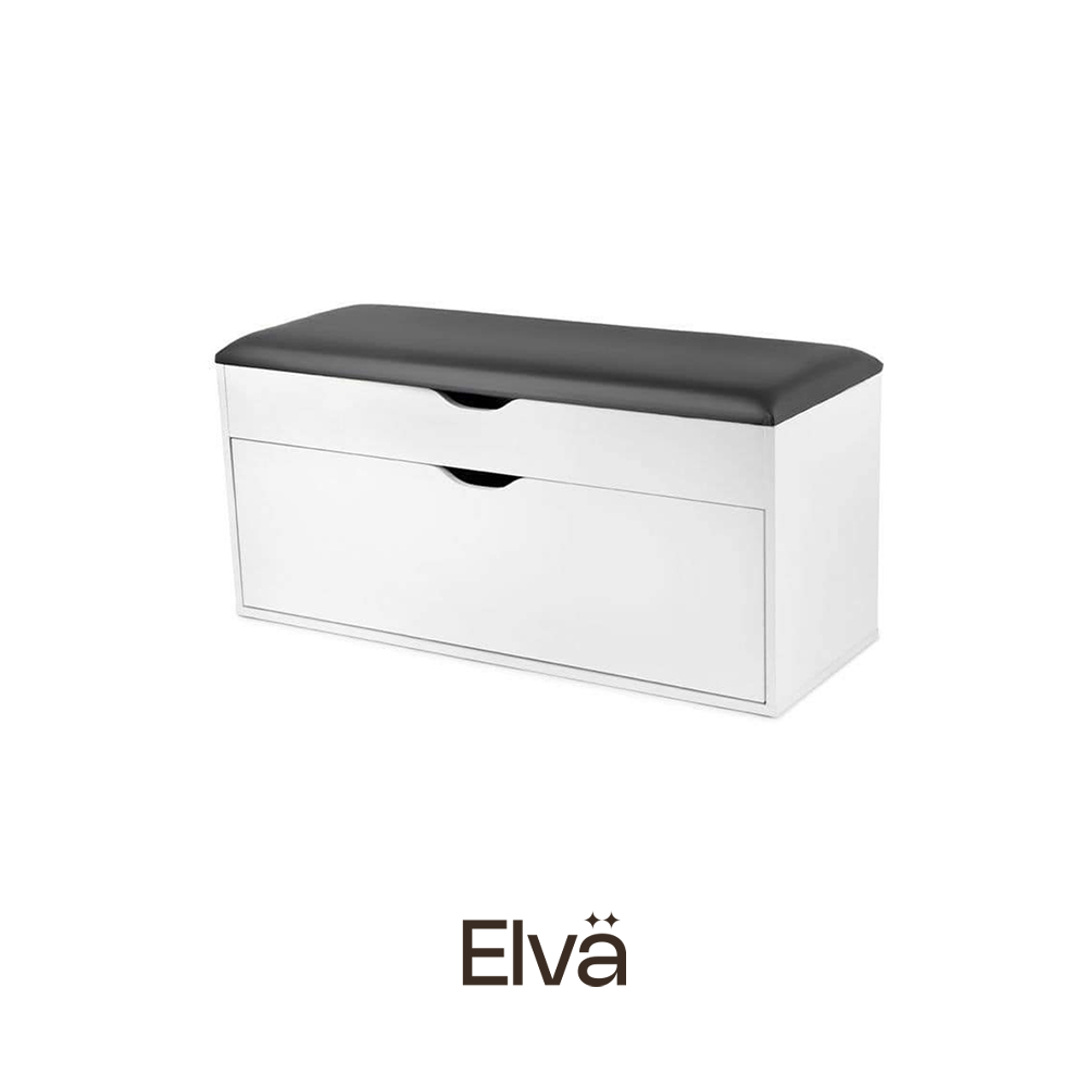 Elegant Storage Rack in White