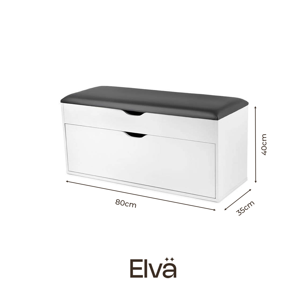 Elegant Storage Rack in White