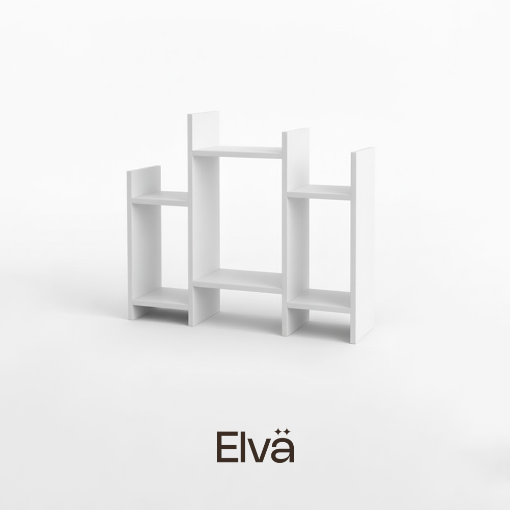 Elegant White Wall Display Shelf