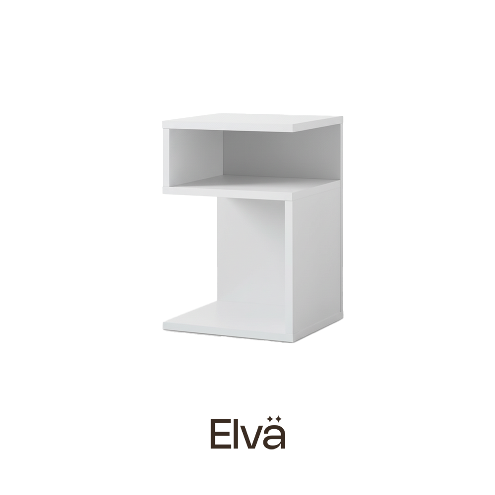 Minimalist Open Library Shelf