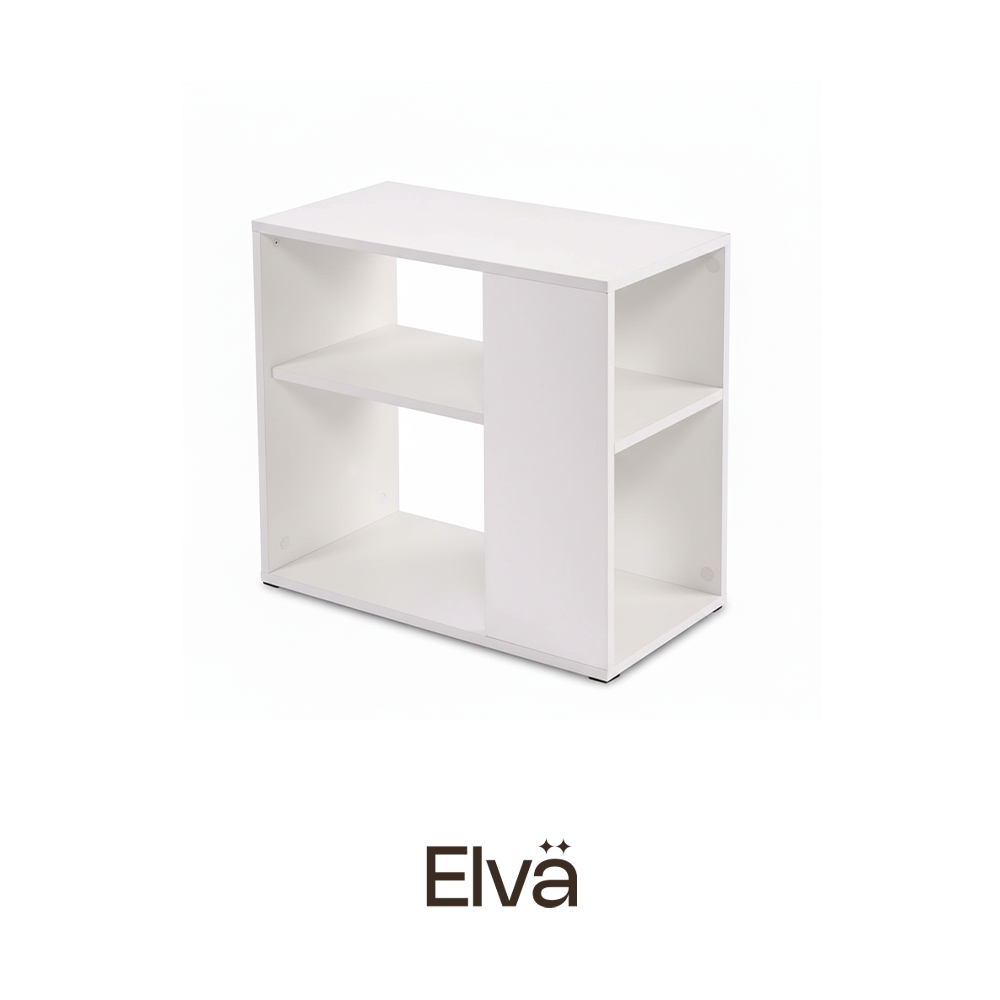 Minimalist White Shelf Unit