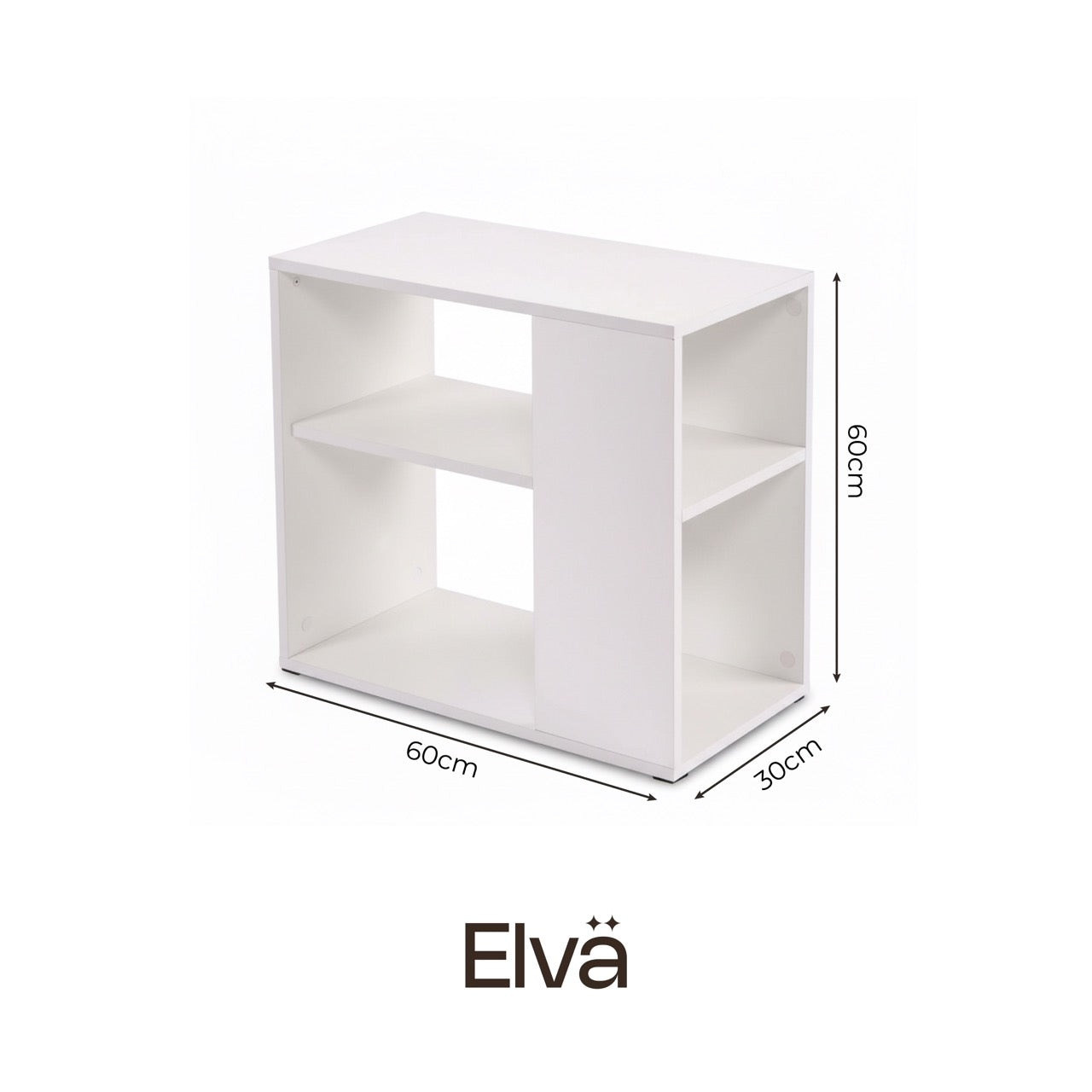 Minimalist White Shelf Unit