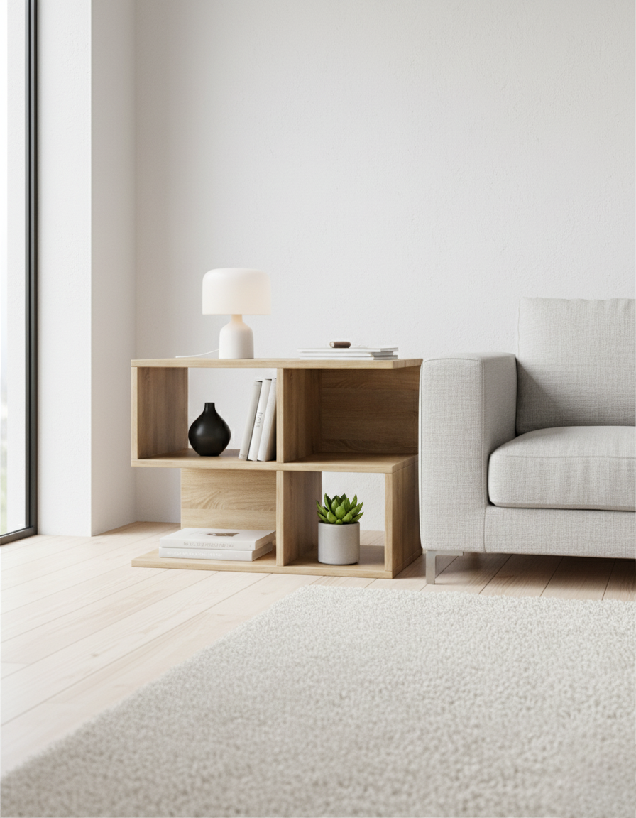 Minimalist Wooden Wall Shelf