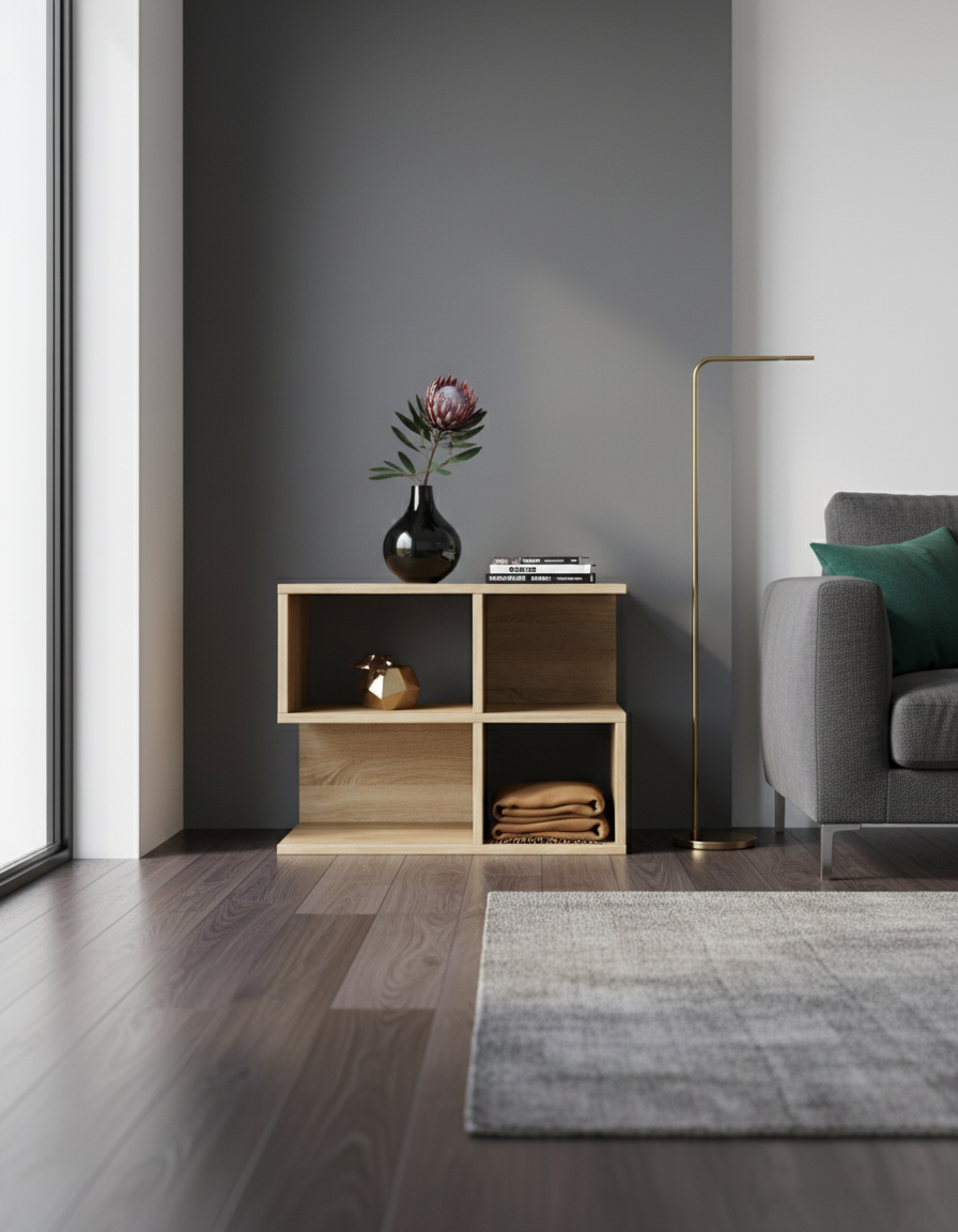 Minimalist Wooden Wall Shelf