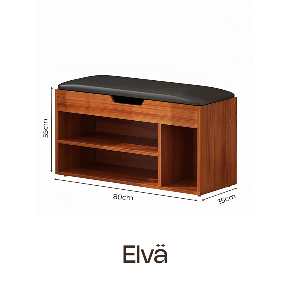 Refined Wooden storage Shelf