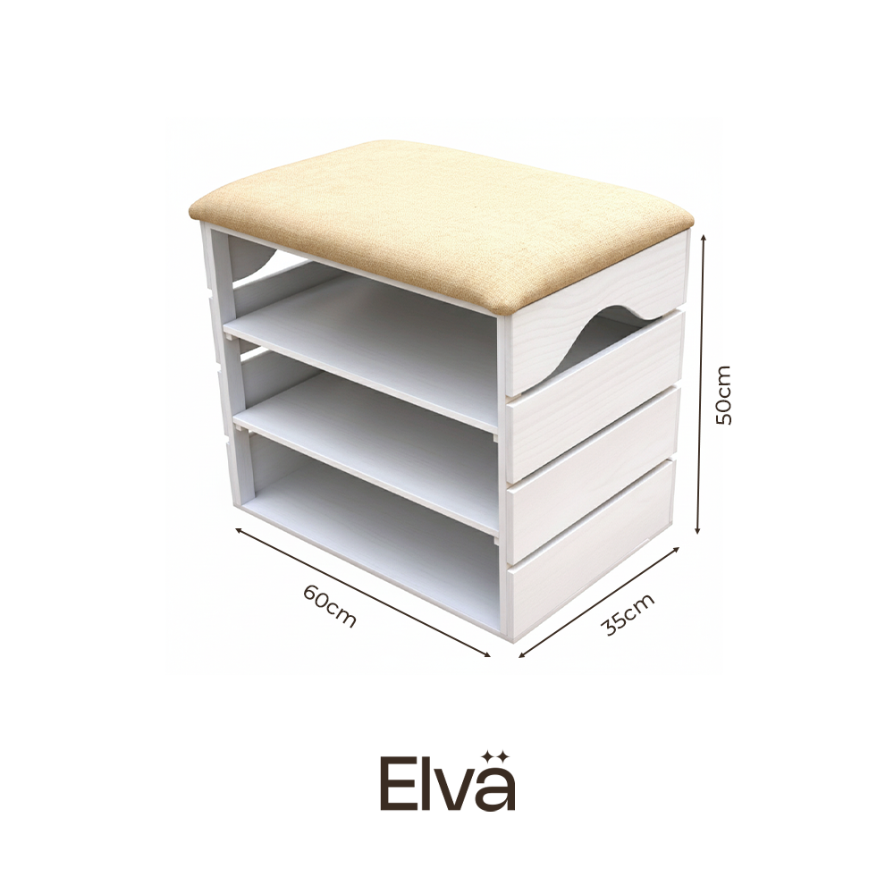 White Open storage Shelf